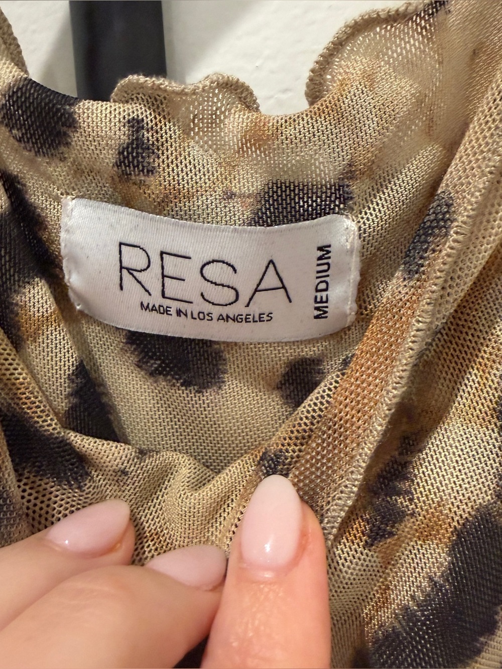 RESA - Lyon Maxi Dress - leopard - Sz M - Picture 7 of 7